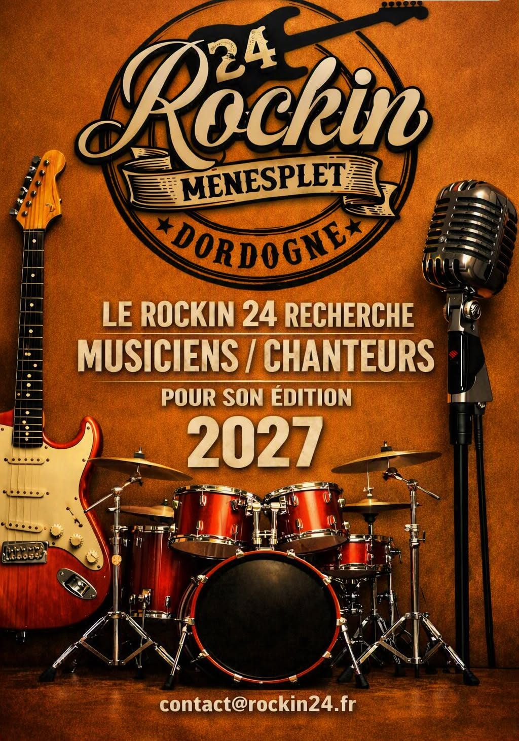 Le ROCKIN 24 recrute des musiciens et chanteurs pour son édition 2027
